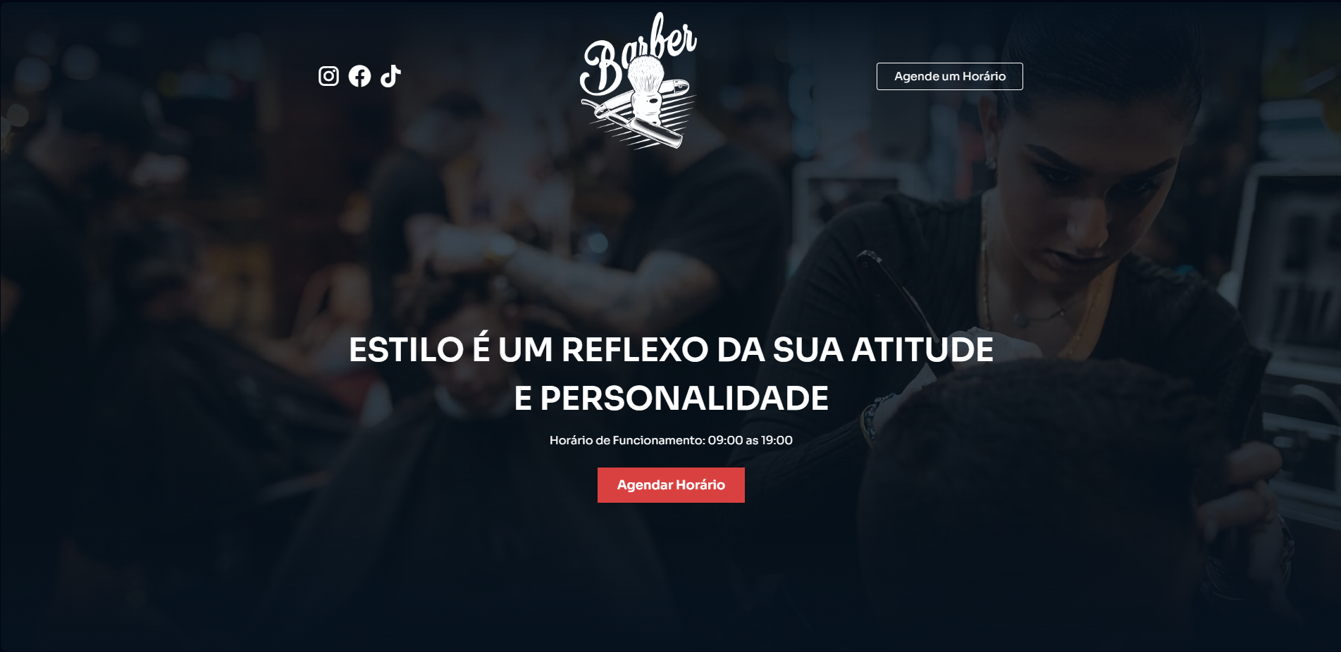 Projeto Website Barbearia